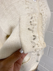 Vintage Cream Cardigan