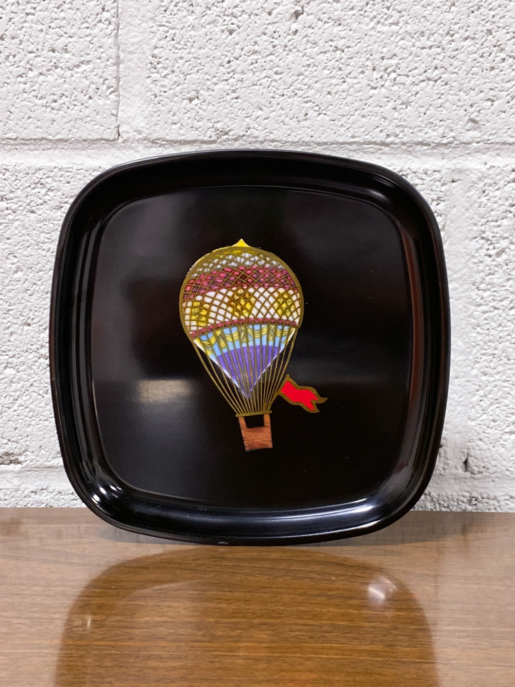 Vintage Couroc Hot Air Balloon Tray
