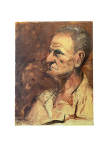 Portrait of Man Print on Canvas