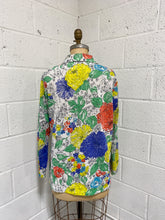 Load image into Gallery viewer, Vintage Polyester Floral Blouse
