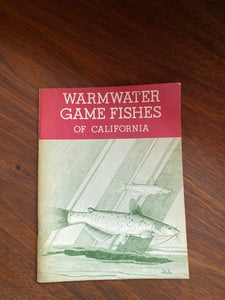 Warmwater Game Fishes of California Book (1968)