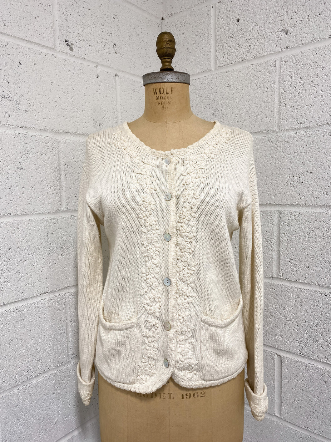 Vintage Cream Cardigan