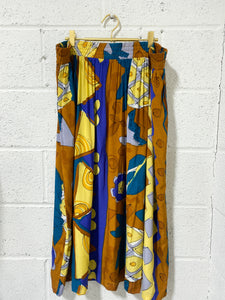 Vintage Art Print Skirt (22)
