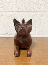 Load image into Gallery viewer, Vintage Wooden Cat Box
