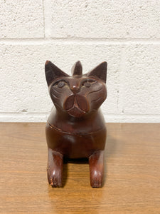 Vintage Wooden Cat Box