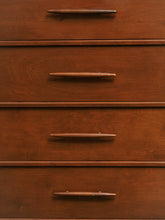 Load image into Gallery viewer, Walnut Highboy Dresser 8 drawer
