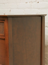 Load image into Gallery viewer, Walnut Highboy Dresser 8 drawer
