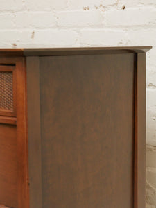 Walnut Highboy Dresser 8 drawer