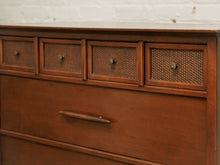 Load image into Gallery viewer, Walnut Highboy Dresser 8 drawer
