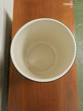 Load image into Gallery viewer, Large Black &amp; White Striped Planter
