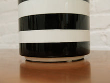 Load image into Gallery viewer, Small Black &amp; White Striped Planter
