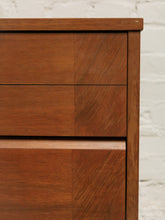 Load image into Gallery viewer, Four Drawer Walnut Dresser
