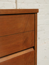 Load image into Gallery viewer, Four Drawer Walnut Dresser
