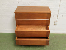 Load image into Gallery viewer, Four Drawer Walnut Dresser
