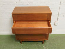 Load image into Gallery viewer, Four Drawer Walnut Dresser
