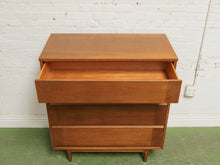 Load image into Gallery viewer, Four Drawer Walnut Dresser
