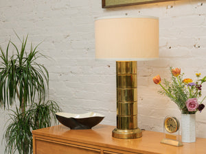 Brass Tower Lamp