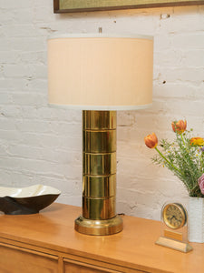 Brass Tower Lamp