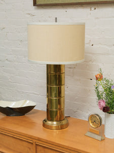 Brass Tower Lamp