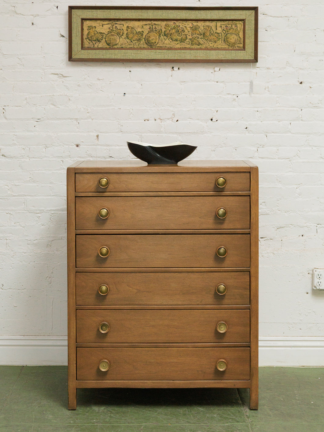 Round Knob Highboy Dresser