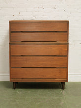 Load image into Gallery viewer, 5 Drawer Walnut Dresser

