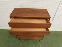 Load image into Gallery viewer, 5 Drawer Walnut Dresser
