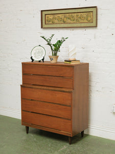 5 Drawer Walnut Dresser