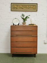 Load image into Gallery viewer, 5 Drawer Walnut Dresser
