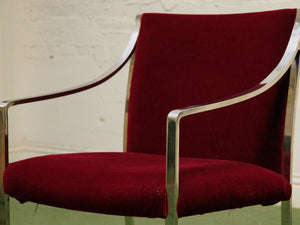 Pair of Mohair Vintage 1970’s Chairs