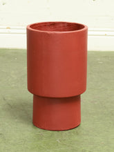 Load image into Gallery viewer, Rust Plinth Orange Small Planter
