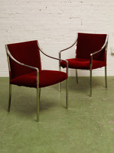 Load image into Gallery viewer, Pair of Mohair Vintage 1970’s Chairs
