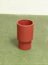 Load image into Gallery viewer, Rust Plinth Orange Small Planter
