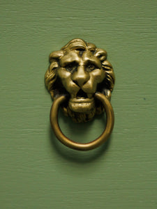 Mint Low profile Credenza with lion hardware