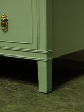 Load image into Gallery viewer, Mint Low profile Credenza with lion hardware
