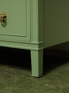 Mint Low profile Credenza with lion hardware