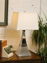 Load image into Gallery viewer, Sculptural Chrome Table Lamp
