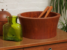 Load image into Gallery viewer, Green Blenko glass pitcher
