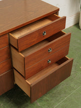 Load image into Gallery viewer, 9 drawer Mid Century Sleek Dresser
