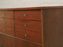 Load image into Gallery viewer, 9 drawer Mid Century Sleek Dresser
