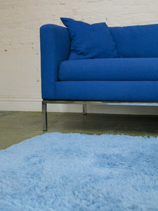 Blue Shag Rug