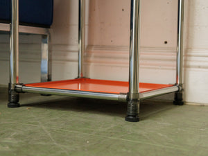 Orange and Chrome Shelf
