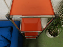 Load image into Gallery viewer, Orange and Chrome Shelf

