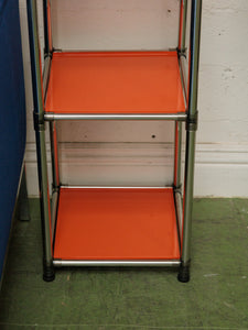 Orange and Chrome Shelf
