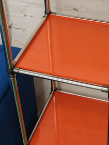 Orange and Chrome Shelf