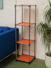 Load image into Gallery viewer, Orange and Chrome Shelf
