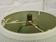 Load image into Gallery viewer, Blue and Teal Glazed Vintage Lamp $175
