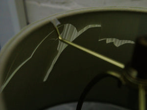 Blue and Teal Glazed Vintage Lamp $175
