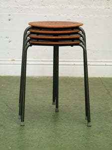 Danish teak stacking table