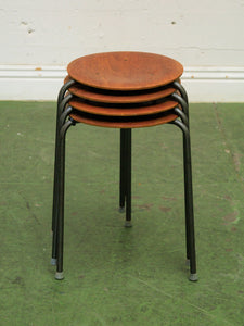 Danish teak stacking table