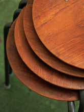 Load image into Gallery viewer, Danish teak stacking table
